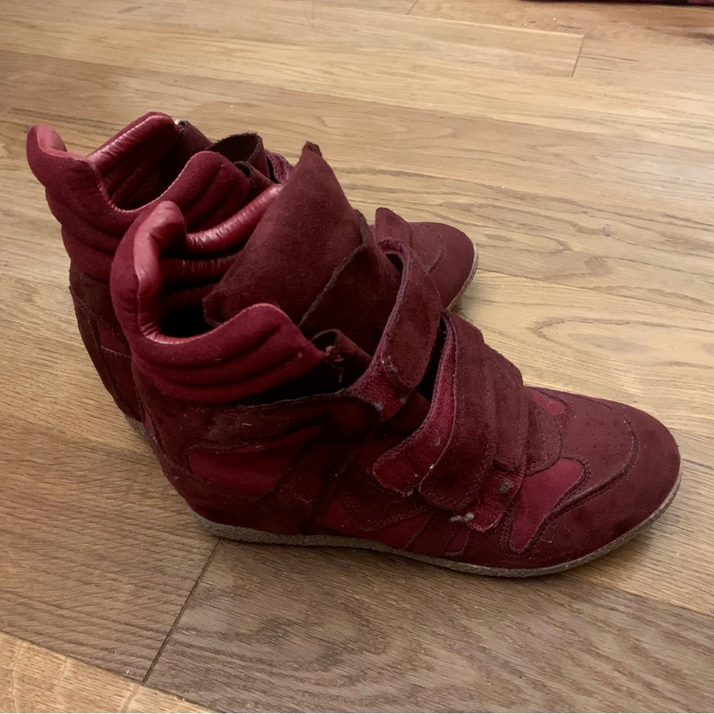 Maroon Booties